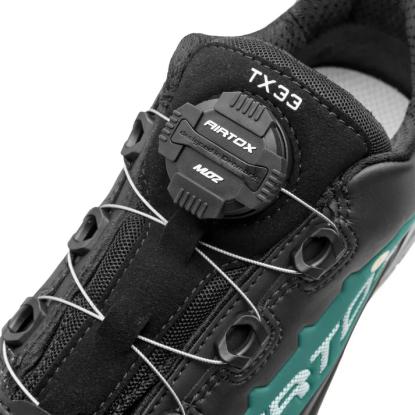Airtox TX33 S3 sikkerhedssko med wireluk, ESD, sort/grøn