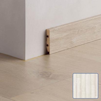 Pergo fodliste, lige, Brushed White Pine, laminat, 12 x 58 x 2400 mm