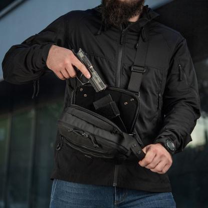 M-TAC Elite EDC skuldertaske, sort