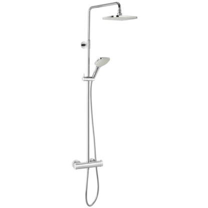 Damixa Pine brusesystem med termostat, håndbruser og 200 mm hovedbruser, krom