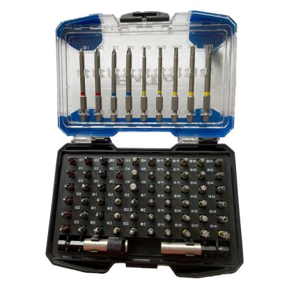 BATO bitssæt med farveringe, 1/4" - 71 dele