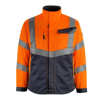 MASCOT SAFE SUPREME Oxford arbejdsjakke, hi-vis orange/mørk marine