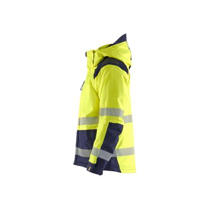 Blåkläder 4455 high vis vinterjakke, hi-vis gul/marineblå