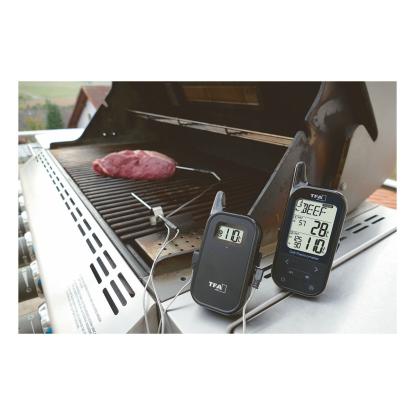 TFA Küchen-Chef Twin trådløst stegetermometer, sort