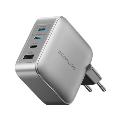 EcoFlow Rapid Pro hurtigoplader med 3 x USB-C og 1 x USB-A, 140 W
