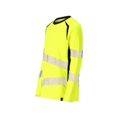 MASCOT ACCELERATE SAFE T-shirt, langærmet, hi-vis gul/sort