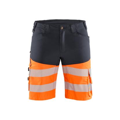 Blåkläder 1541 high vis shorts med stretch, mellemgrå/hi-vis orange