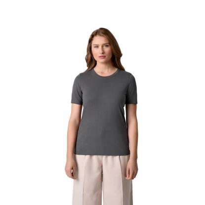 ID Ease 0555 T-shirt, lyocell, dame, silver grey