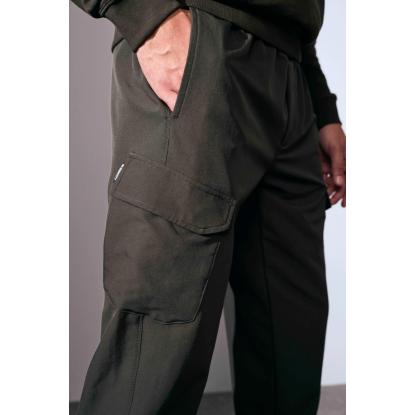ID 0914 Cargo stretch buks, unisex, oliven