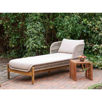 Terracina solseng med hynder, akacie, beige