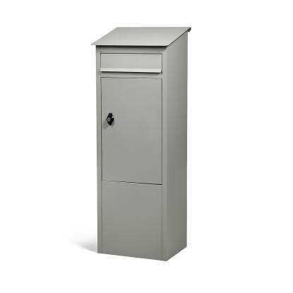Habo 9440B stående postkasse, grå