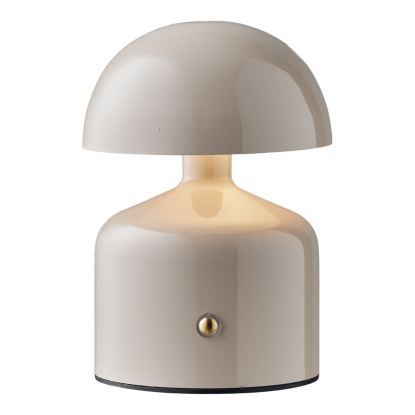 Aulla LED bordlampe, genopladelig, H13,5 cm, grå