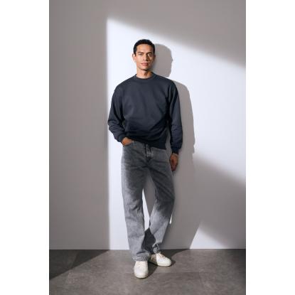 ID 0600 sweatshirt, klassisk, koks grå