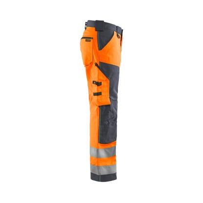 Blåkläder 1566 high vis buks, hi-vis orange/mellemgrå