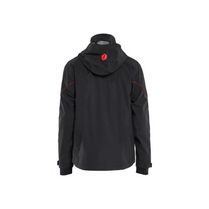 Blåkläder 4483 skaljakke 4-vejs stretch, sort/rød