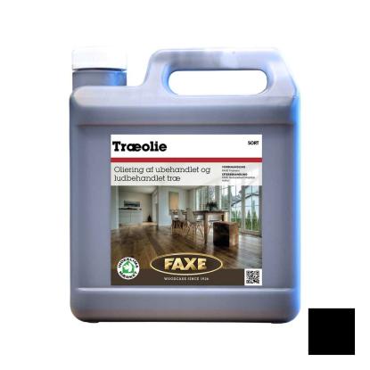 FAXE Træolie, sort - 2,5 liter
