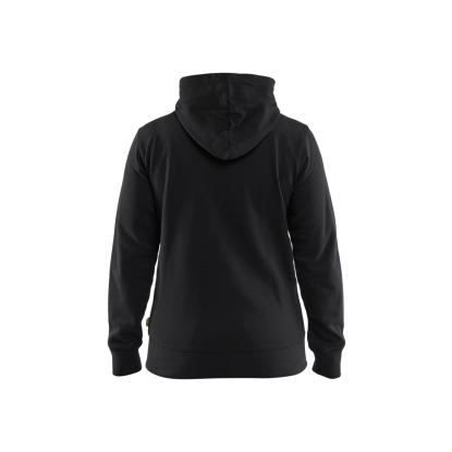 Blåkläder 3395 dame hættetrøje full-zip, sort
