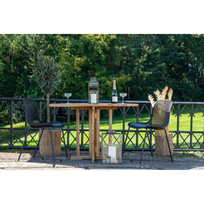 Branson stabelbar havestol, sort