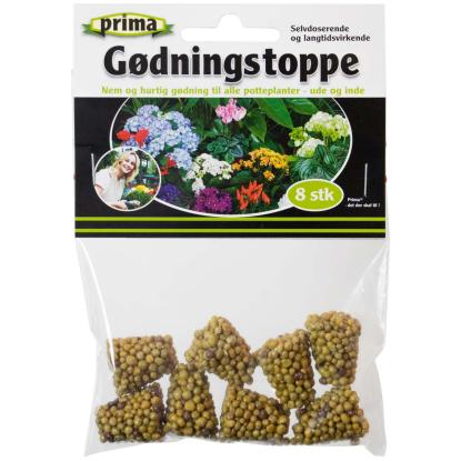 PRIMA gødningstoppe - 8 stk.