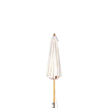 Venture Design Naxos parasol, bøg, natur/hvid, Ø300 cm