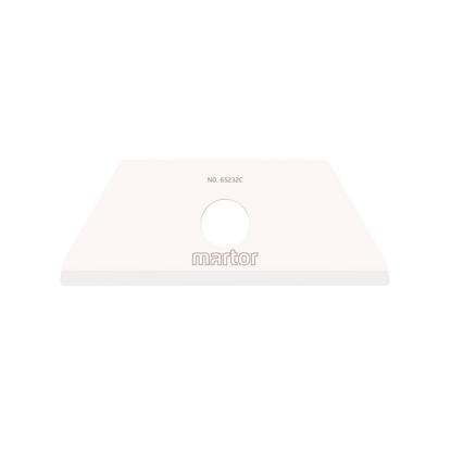 Martor keramisk blad no. 65232C med stump spids til Secunorm knive, 49,9 x 19 x 0,65 mm - 2 stk.