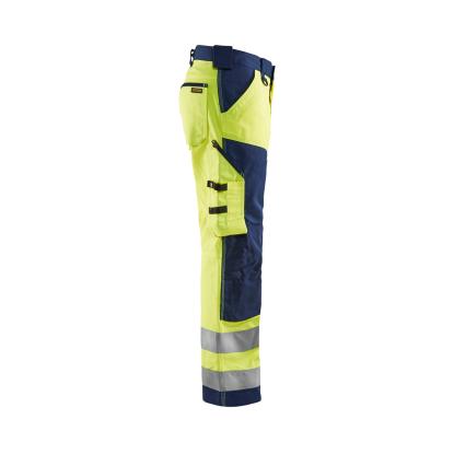 Blåkläder 1566 high vis buks, hi-vis gul/marineblå