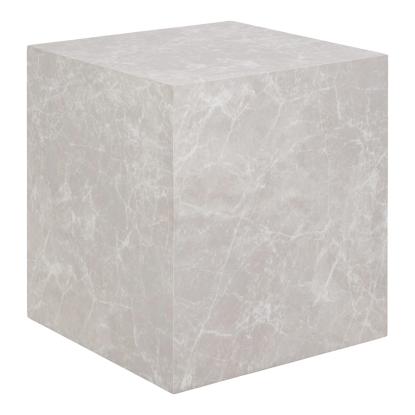 Sidebord, marmor look, beige, 40x40x45 cm