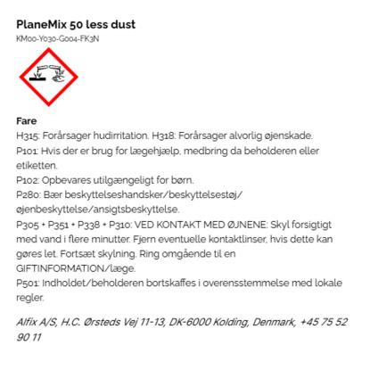 Alfix PlaneMix 50 Less Dust gulvspartelmasse - 20 kg