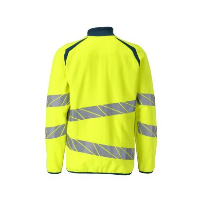 MASCOT ACCELERATE SAFE sweatshirt med lynlås, hi-vis gul/mørk petroleum