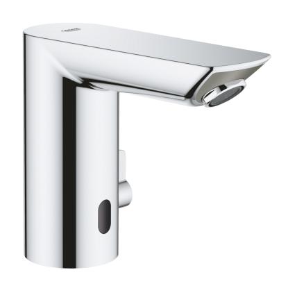GROHE Bau Cosmopolitan E berøringsfrit håndvaskarmatur, justerbart, 6V batteri, krom