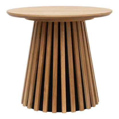 Osaka hjørnebord, egefiner, Ø50 cm