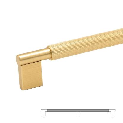 Beslag Design Arpa greb, 1178 mm, børstet messing