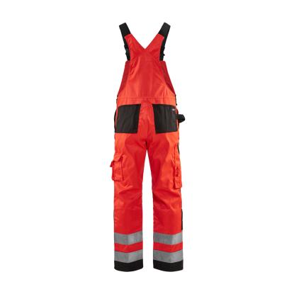 Blåkläder 2660 high vis overall, hi-vis rød/sort