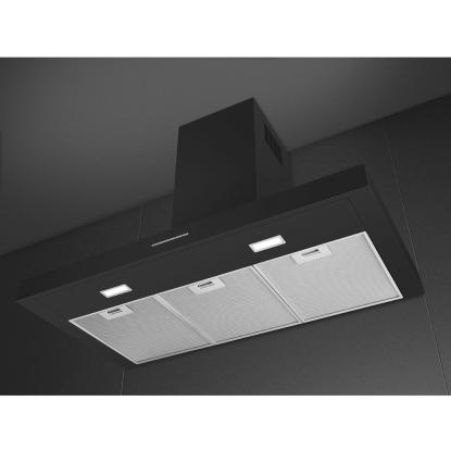 Smeg KBT900NE vægmonteret emhætte, sort, 90 cm