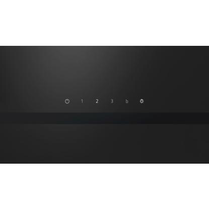 Siemens iQ100 væghængt emhætte LC85KDK60, sort, 80 cm