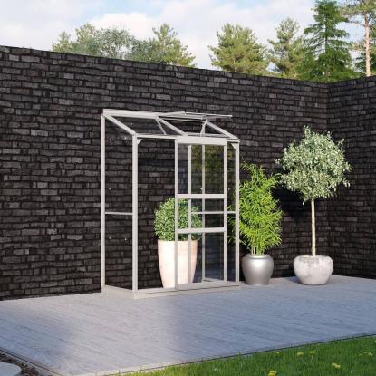 Vitavia Ida 900 vægdrivhus, alu, 0,9 m², 3 mm glas