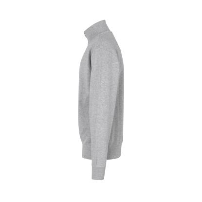ID 0603 sweatshirt med lynlås, grå melange