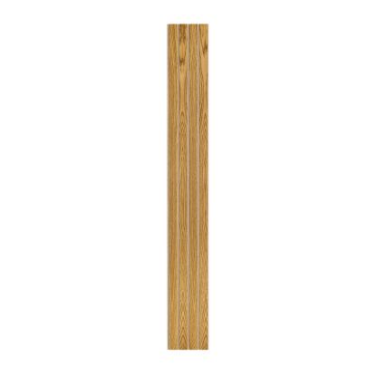 I-Wood Medio+ 4-lamel akustikpanel, brun olieret, beige filt og lys kerne, egefiner, 16 x 300 mm