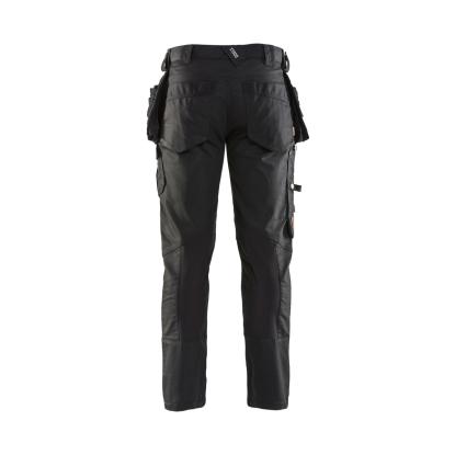 Blåkläder 1990 håndværker buks stretch x1900, sort/sort