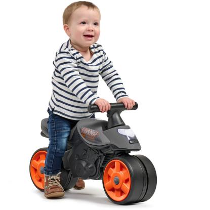 FALK Street Champion motorcykel med EVA-hjul, sort