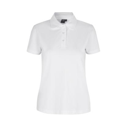 ID 0527 poloshirt med stretch, dame, hvid