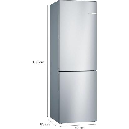 Bosch KGV36VLEAS fritstående kølefryseskab, 214 + 94 liter