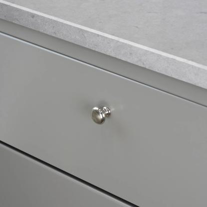 Beslag Design 24226 knop, Ø17 mm, forniklet