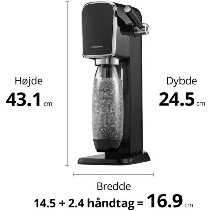 SodaStream ART sodavandsmaskine, sort