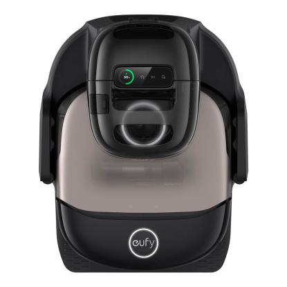 eufy S2 Omni robotstøvsuger og gulvvasker med alt-i-en dockingstation, sort
