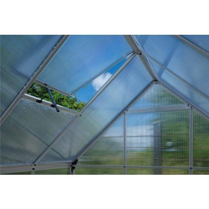 Halls Icon 6 drivhus 6,1 m², alu, 4 mm poly