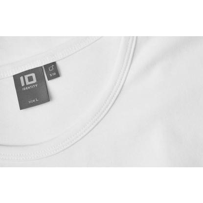ID 0518 Interlock T-shirt med lange ærmer, hvid