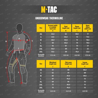 M-TAC ThermoLine termoundertøj, sæt, olive