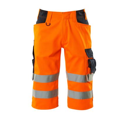 MASCOT SAFE SUPREME Luton arbejdsshorts, hi-vis orange/mørk marine