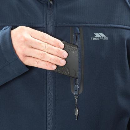 Trespass ACCELERATOR II softshell jakke, herre, navy